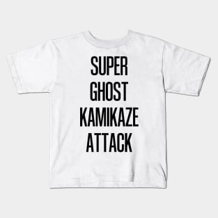 Super Ghost Kamikaze Attack Kids T-Shirt
